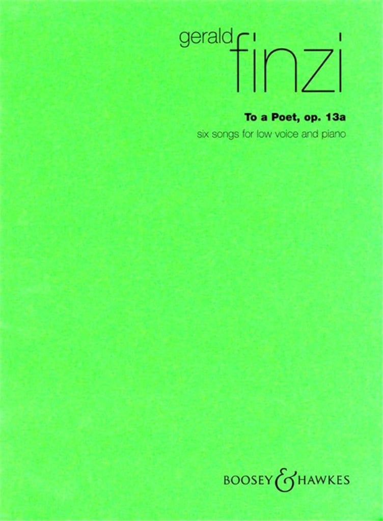 To A Poet op. 13a